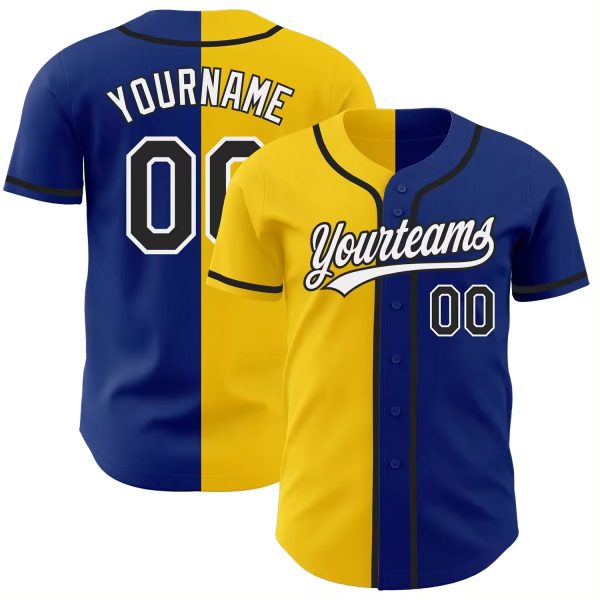 Custom sublimated plain mesh baseball shirts