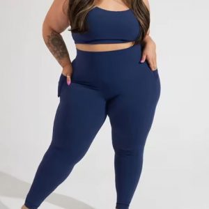 Plus size Blue Yogawear