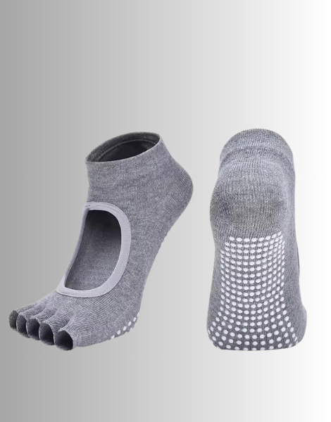 Custom Logo Cotton Non-Slip Yoga Socks