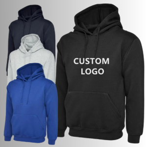 Custom Logo Cotton Polyester Blend Hoodies