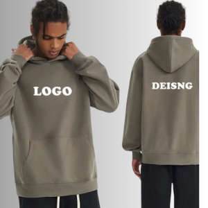 Custom Logo Fleece French Terry Oversized Hoodies