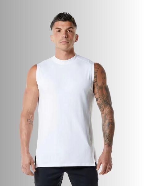 OEM Men's Cotton Spandex Gym Tank Tops