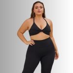 Custom Plus Size Cross Back Women's Yoga Set