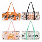 halloween printed sports yoga fitness bag manufacturer