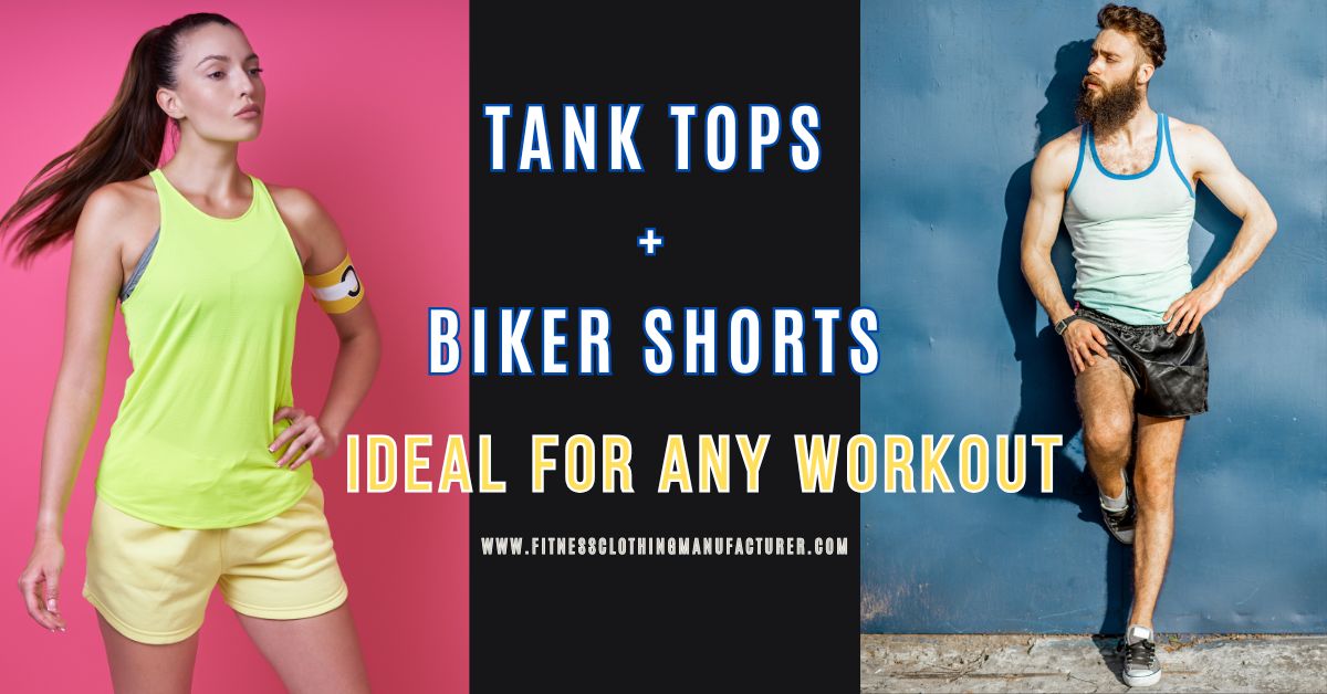 Crush Workouts: Tank Top and Biker Shorts Duo fitness wear wholesalers