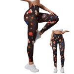 wholesale Christmas printed scrunch butt yoga leggings manufacturer