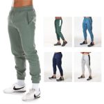 bulk cotton unisex ribbed twill cargo joggers