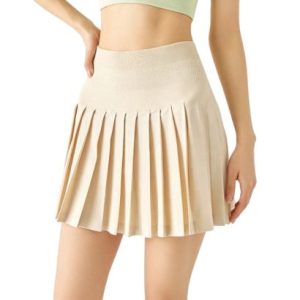 mid-high waist pleated sports skirt manufacturer