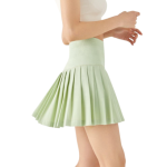 bulk mid-high waist pleated sports skirt