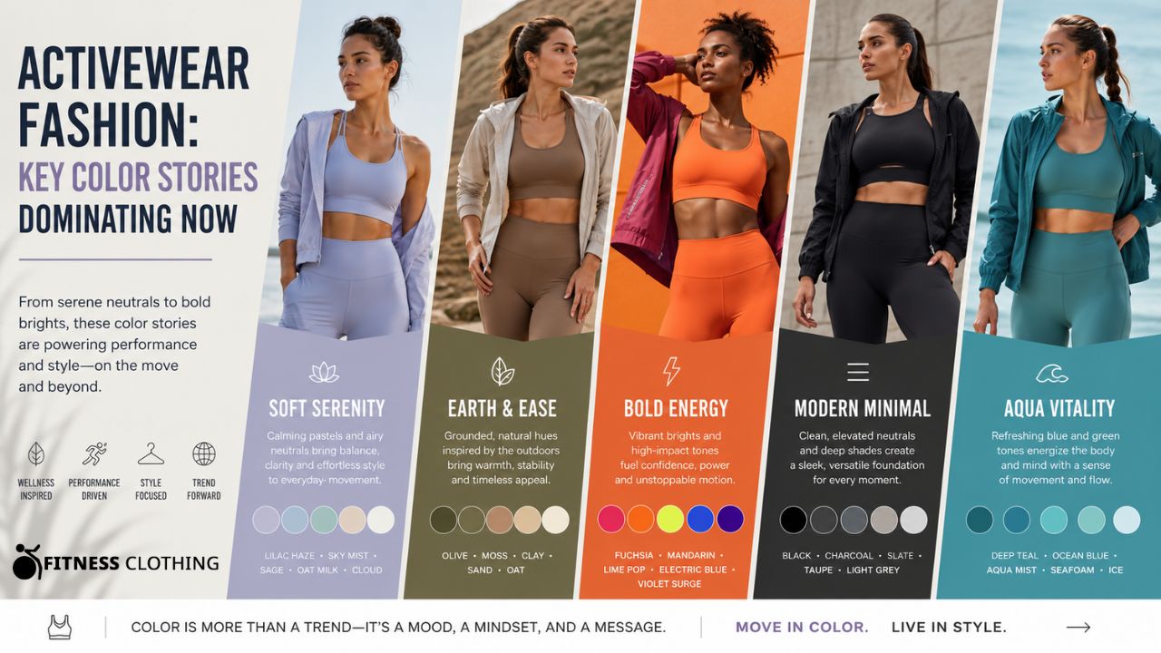 Activewear Color That Taking Over This Year bulk activewear wholesaler