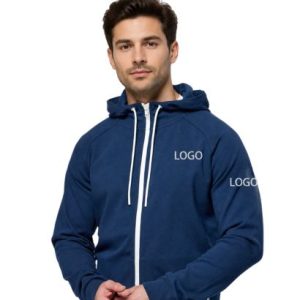 navy blue fitness hoodies supplier