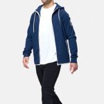 navy blue fitness hoodies vendor