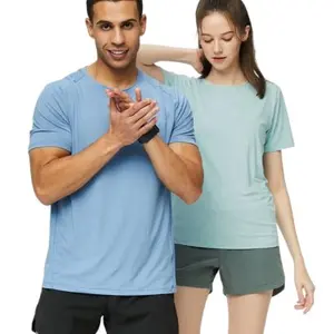simple light blue t-shirt manufacturer in bulk