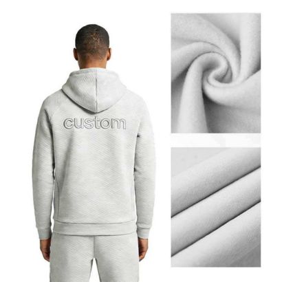 wholesale whitish grey mens fitness hoodies suppliers