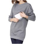 zipper pullover nursing sweatshirt manufacturers